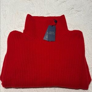 Polo Red Turtleneck Sweater